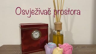 Osvježivač prostora sa štapićima, recept / Homemade reed diffuser