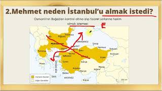 9-)Sosyal bilgiler 7. sınıf Fatih Dönemi ve İstanbul'un fethi #2024 #ders