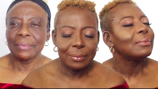 My Mom Gets a Makeup Makeover! | Valentine's Day Makeup on Mature Skin  || Loveglam