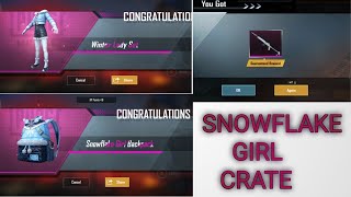 SNOWFLAKE GIRL PREMIUM CRATES Opening ! GOT Everything in 10 SPIN !