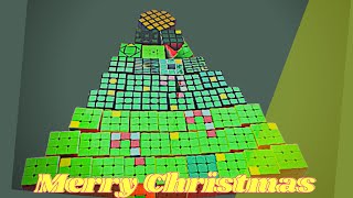 Merry Christmas 2021 | Rubiks cube Christmas Tree