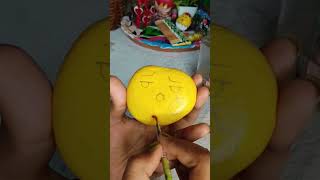 ||stone painting|| emoji painting|| #diy #stone #trending #stoneartist#art #artwork #viral#painting