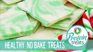 No Bake Foley's Sugar Free Mints Protein Treats by Nutracelle