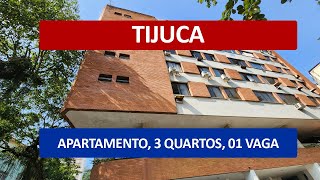 AP1601 - Tijuca, Apartamento, sala, 3 quartos (1 suíte), 1 vaga