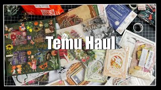 Temu Haul - Junk Journal Craft Haul