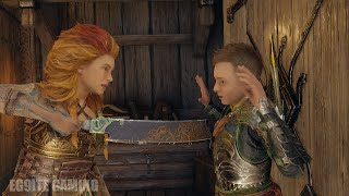 God of War Ragnarok - Atreus meet Modi’s sister Scene ( 60FPS)