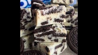 Valentines day special recipes/Only 3 ingredients Oreo white chocolate fudge/Chocolate fudge