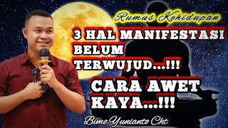 3 HAL MANIFESTASI BELUM TERWUJUD DAN CARA AWET KAYA #happiness #mindset #ombimo