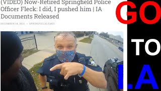 (LIAR LIAR) COP REPRIMANDED THEN RETIRES AFTER SHOVING ME.