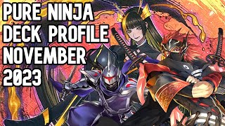 Yu-Gi-Oh! Pure Ninja Deck Profile (November 2023) + COMBOS