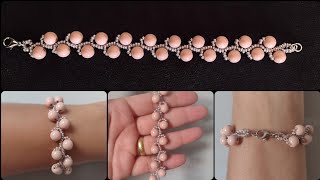 Pulseira de miçangas e bolinhas @acs27567 @canaldaetienebrandao1118