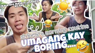 SKINCARE MORNING ROUTINE✨+ MGA GANAP SA UMAGA!!♥️ MORNING ROUTINE!✨ -ChristianPelaezVlogs