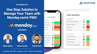 Live Webinar - One Stop Solution to Manage Your Team With Monday.com's PMO