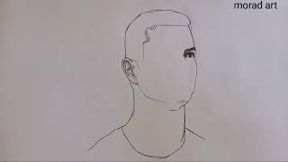 Drawing of Cristiano Ronaldo