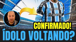 🔵⚫️⚪️ URGENTE ! ÍDOLO QUER MUITO VOLTAR ! NOVO CAMISA 10 ?  NOTÍCIAS DO GRÊMIO HOJE