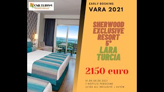 SHERWOOD EXCLUSIVE LARA - Charter Avion Turcia 2021