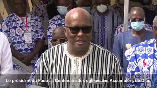 Le  président du Faso salue la contribution de la communauté au développement du Burkina Faso