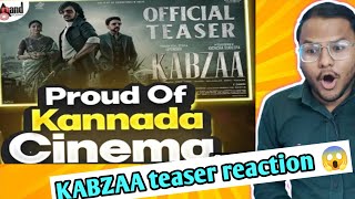 KABZAA | 4K Official Teaser Reaction Upendralha Sudeepa|Shriya Saran | R.ChandruRai Basrurl@Anand ||