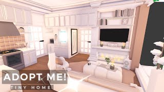 Aesthetic Winter Vibes Tiny Home - Adopt Me! - Full Speed Build and Tour - ROBLOX