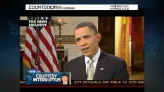 FOX Insults Obama- President gets Interrupted by Baier