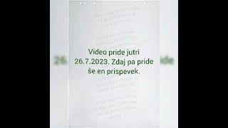 Povzetek današnjega dne.25.7.2023