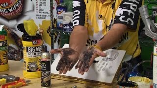 Удаление силикона и герметика универсальной салфеткой Big Wipes Multi-Purpose 4х4