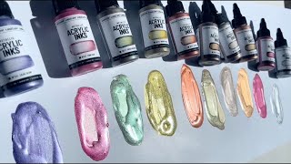 KAMENSKAYA Metallic Acrylic Inks product review