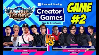 Team Dogie PH vs Tercemar INDO (GAME 2) | Creator Games Rise to Greatness MLBB 2021