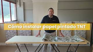 Como instalar Papel Pintado tejido no tejido