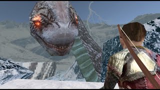 God of War Ragnarok PS1 - World Serpent Cutscenes