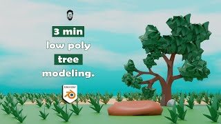 3d tree modeling in blender 3 min-mds design