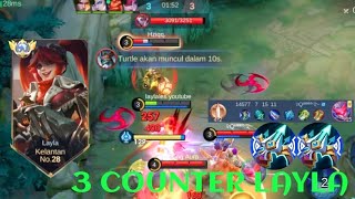 LAYLA VS SABER❗BUILD ONE SHOT ENEMY DELETE! 3 COUNTER | build top 1 global Layla