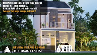 DESAIN RUMAH MINIMALIS 6X10!!!KECIL TAPI BISA SEKEREN INI!!!NYESEL KALO SAMPE GAK NONTON!!!