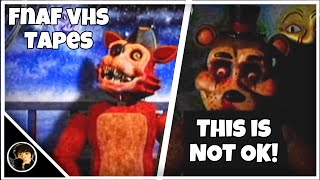 FNAF VHS TAPES ARE CRAAAZY!!!  (Reaction)