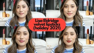 SWATCHES & COMPARISONS - Lisa Eldridge New Velvet Lipsticks