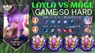 LAYLA VS KARINA❗BUILD ONE SHOT ENEMY DELETE! GAME SO HARD | build top 1 global Layla