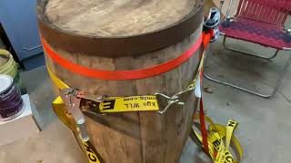 Restoring an old wood barrel!!