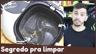 Fez batata frita na AIRFRYER e não sabe como limpar? Veja minha dica com segredinho