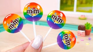 Jelly Lollipop Candy 🌈 Miniature Jelly Lollipop Candy Decorating With M&M's Candy by Sweet Tiny