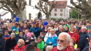 2017 05 07 Pulse of Europe Konstanz Bach Chor singt Madrigale