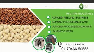 Full Automatic Almond Badam Shelling Plant with Sorting and Grading (Sizing) in Mumbai India