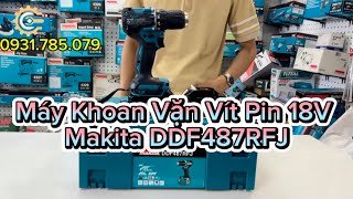 Máy Khoan Vặn Vít Pin 18V Makita DDF487RFJ| Cordless Brushless Drill/Driver| Công Cụ Máy Móc