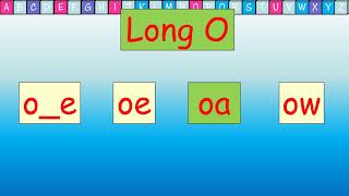 Phonics: Long O