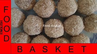 Aval Coconut Laddu | Aval Coconut Laddu recipe in English | Rice Flakes Coconut Laddu | Poha Laddu