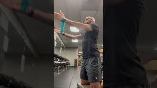 Banded Shoulder Raise Exercise