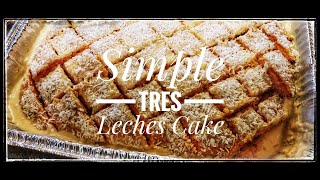 Simple Tres Leches Cake | Three Milk Cake | Tres Leches Cake with Cake Mix | Anees