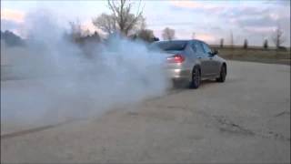 Genesis 5.0L R spec little burnout