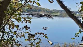 Hiking from the falls near Violets Lock to Riley's Lock C&O Canal  Mid October 2024