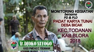 PADAT KARYA TUNAI 2018 DESA BICAK KECAMATAN TODANAN KABUPATEN BLORA JAWA TENGAH