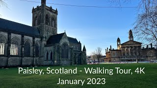 Paisley, Scotland - Walk through experience | 4K